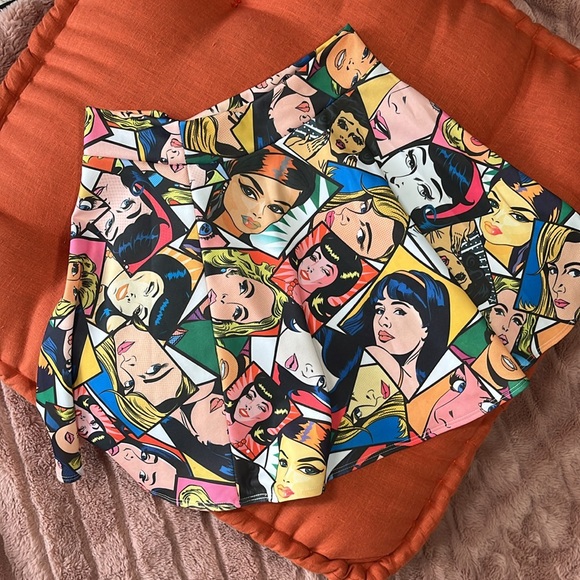 Fun skater skirt size m pop art - Picture 4 of 4